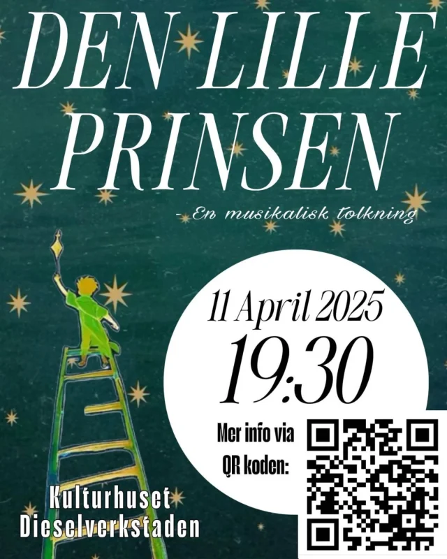 Den 11e april kl 19:30 presenterar vår musikkurs deras slut kompositions uppgift: Den Lille Prinsen

Deltagarna har sedan tidig januari fått i uppgift att tolka varsitt kapitel ur den franska klassikern, och efter flera månader av komponerade och repetition är de stolta att framföra allt på Dieselverkstaden i Sickla.

Länken till förköp av biljetter finns både i vår instagram bio och på skolans hemsida, annars går det även bra att betala vid dörren med swish eller jämna kontanter

Hoppas att vi ses där! //Musikkursen