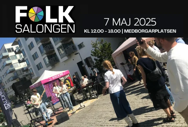Välkommen till Folksalongen - mötesplats och festival! Stockholms folkhögskolor bjuder på musik, konst, aktiviteter och samtal. Onsdag 7/5 på Medborgarplatsen kl. 12 - 18.

#folkhögskola #skrivarkurs #skeppsholmensfolkhögskola #skeppsholmensfhsk